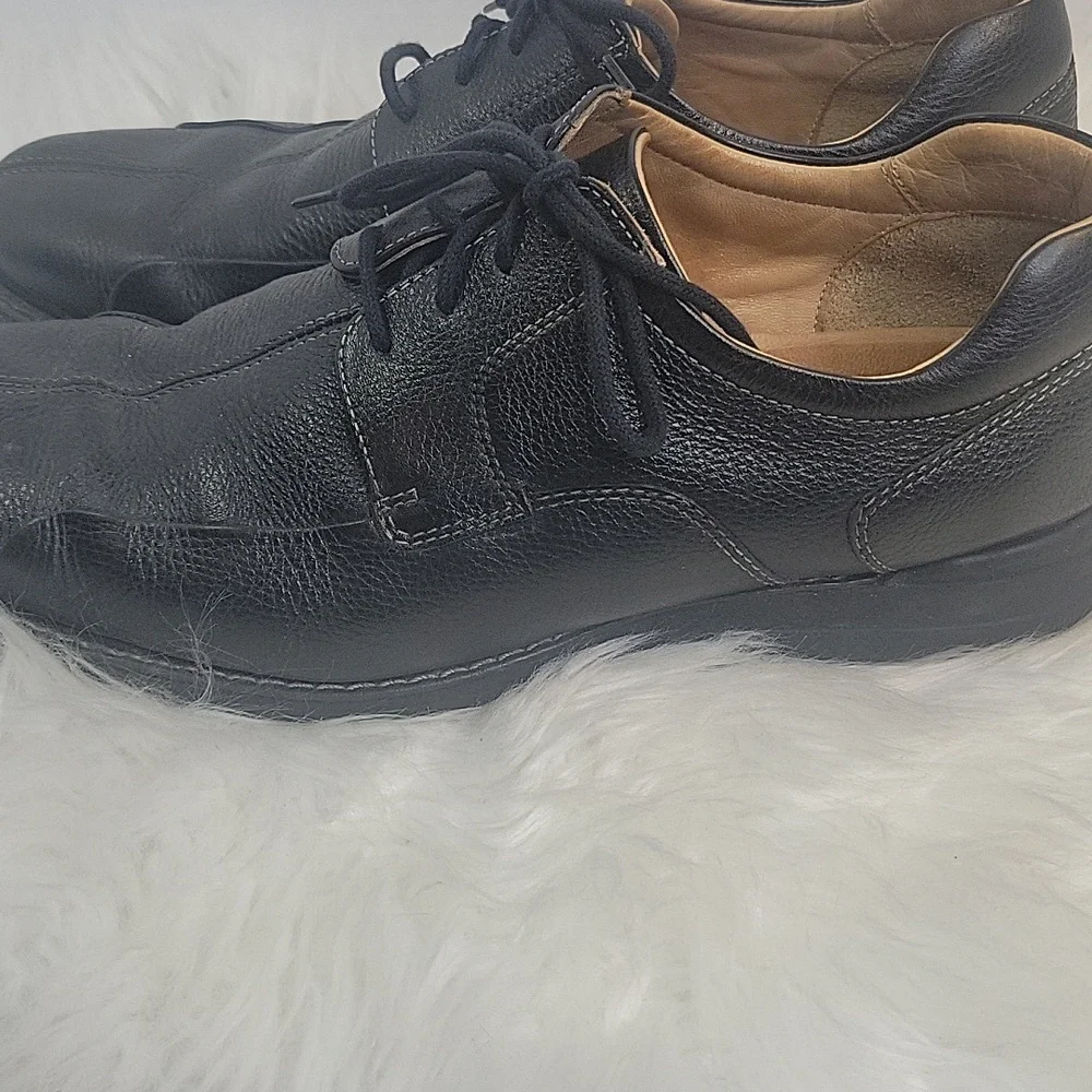 Johnston & Murphy Black Leather‎ Oxford Shoes Size 10.5